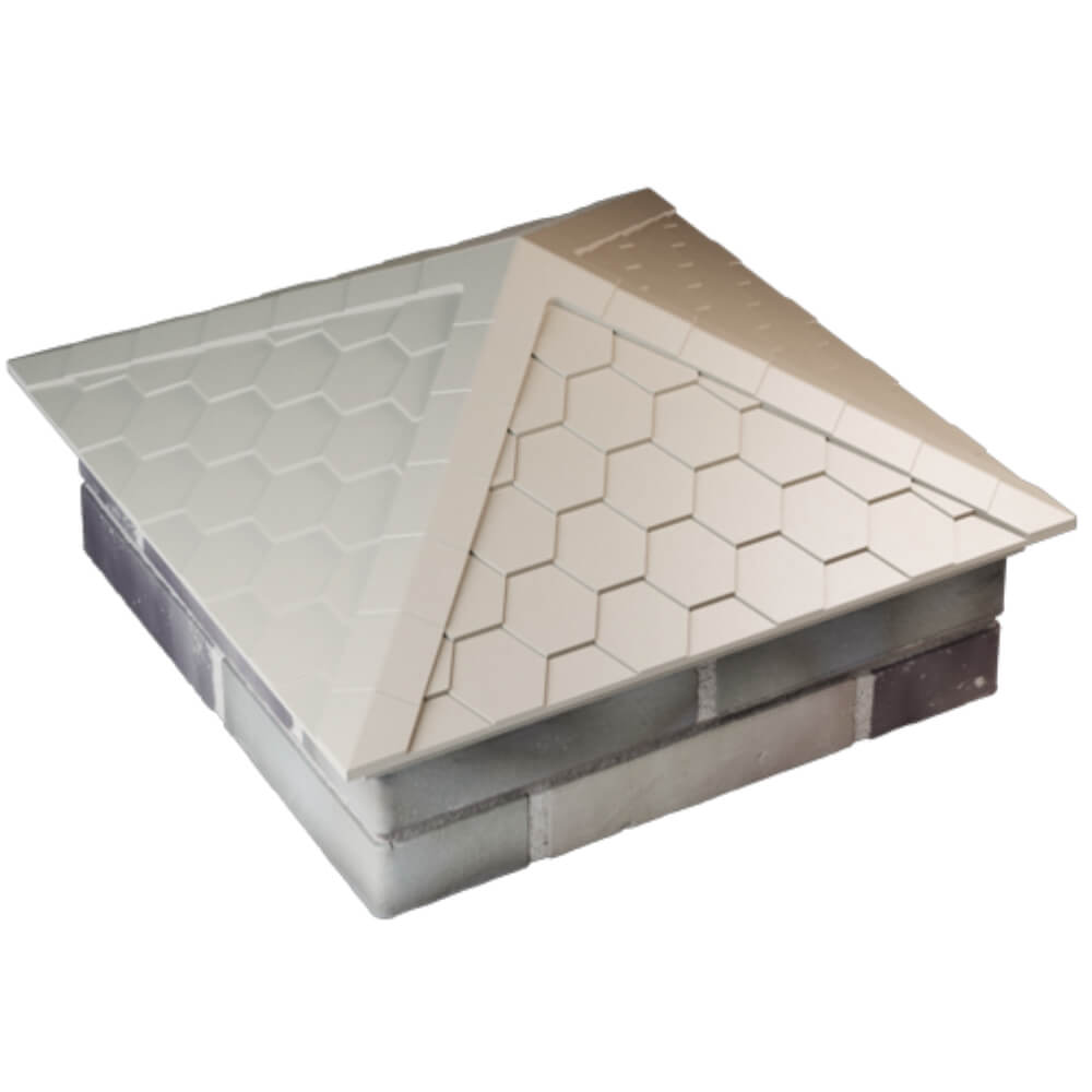 Колпак Zking Эверест Бежевый на столб 2х2 кирпича (535х535мм) Лобня фото