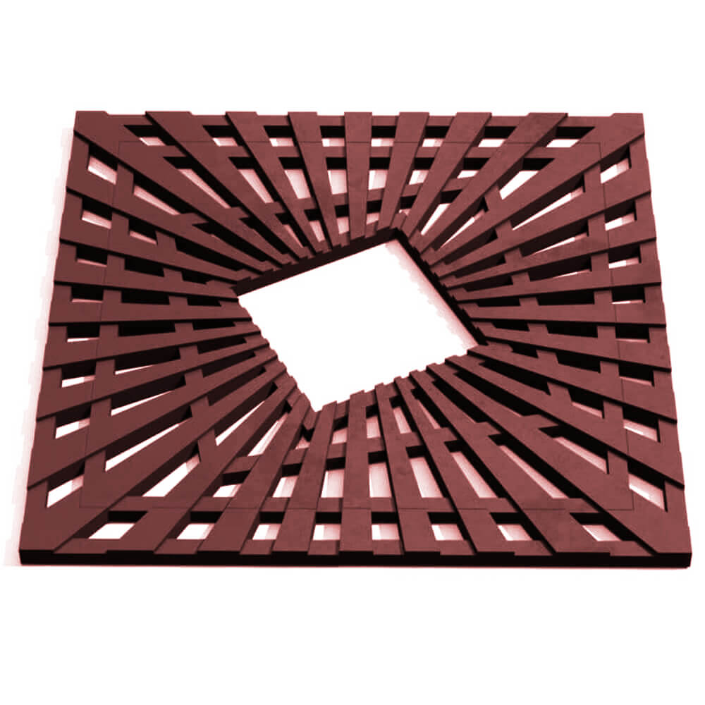 Приствольная решетка для дерева ZKING ATMOSPHERE 1.2х1.2м Коричневая Лобня фото