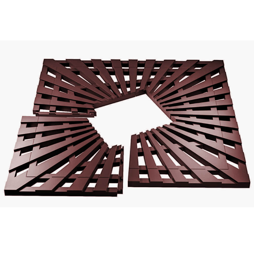 Приствольная решетка для дерева ZKING ATMOSPHERE 1.2х1.2м Коричневая в Лобне фото