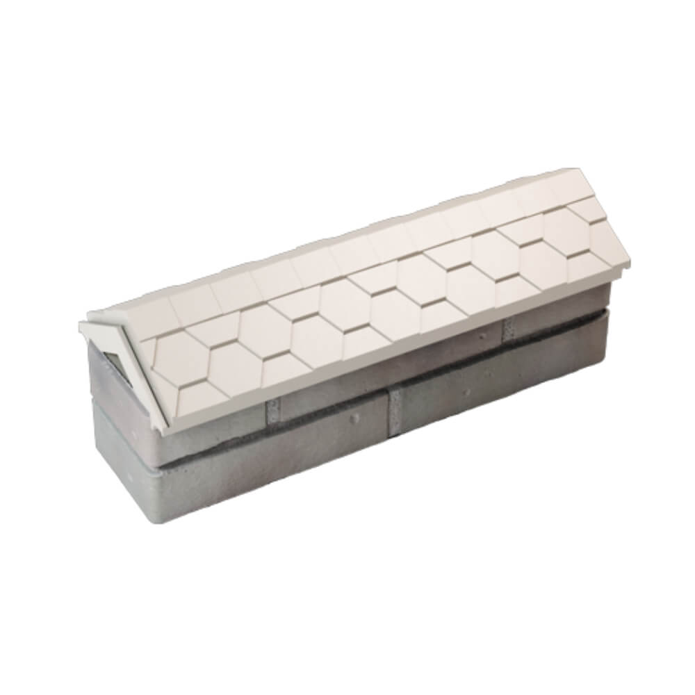 Парапет Zking Эверест Бежевый с посадкой на 0.5 кирпича (130мм) в Лобне фото