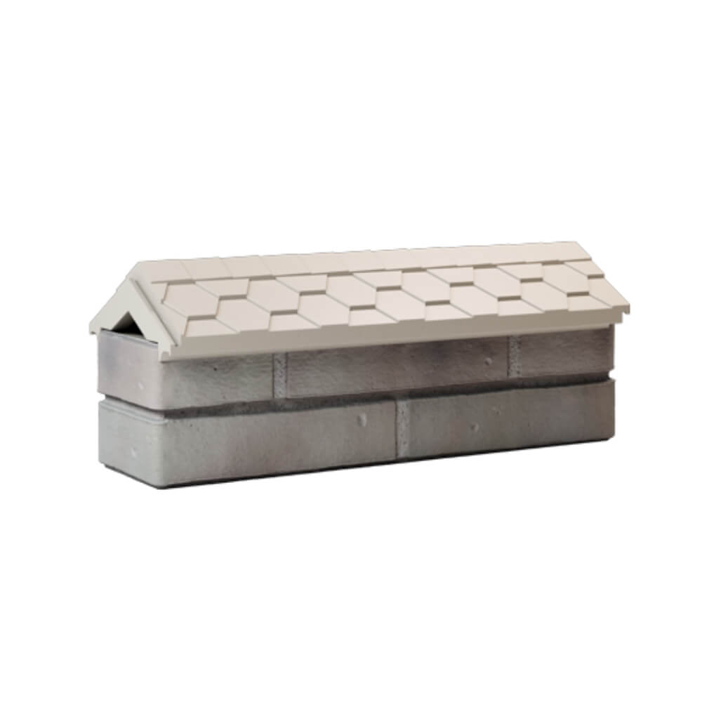 Парапет Zking Эверест Бежевый с посадкой на 0.5 кирпича (130мм) Лобня фото