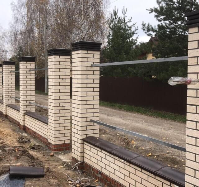 Колпак Zking Бона ХайТек Коричневый на столб 1.5х1.5 кирпича (385х385мм) в Лобне фото