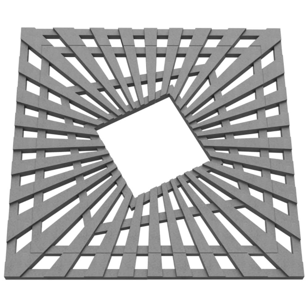 Приствольная решетка для дерева ZKING ATMOSPHERE 1.2х1.2м Серая в Лобне фото