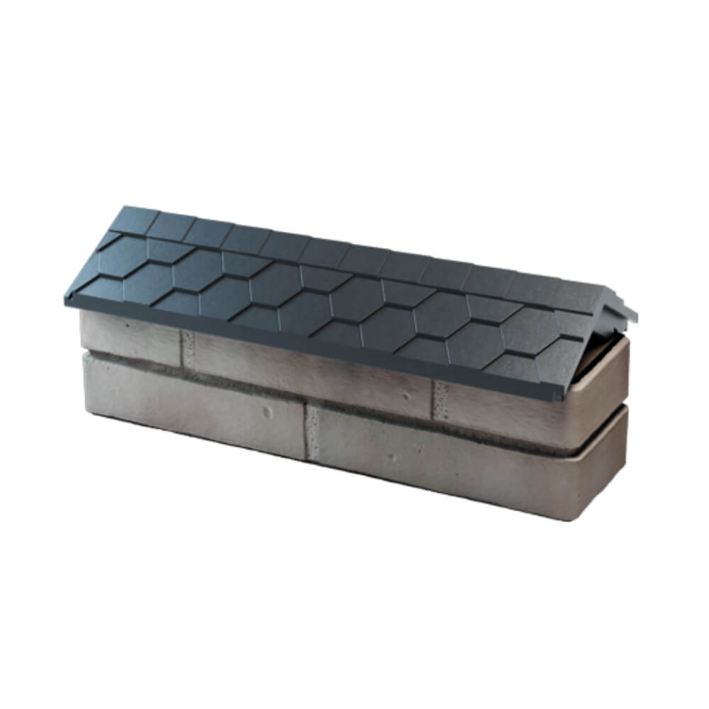 Парапет Zking Эверест Серый с посадкой на 0.5 кирпича (130мм) в Лобне фото