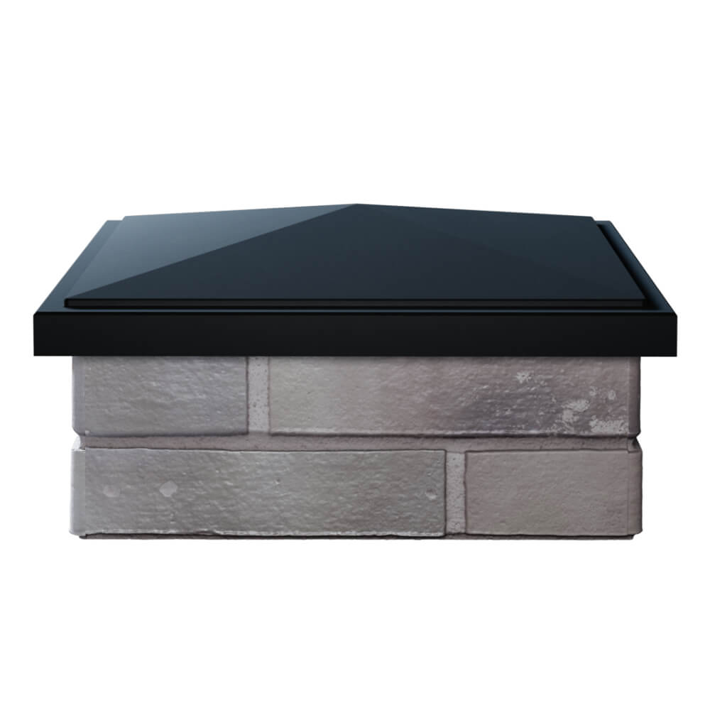 Колпак Zking БонаМоно Черный на столб 1.5х1.5 кирпича (385х385, 400х400мм) Лобня фото