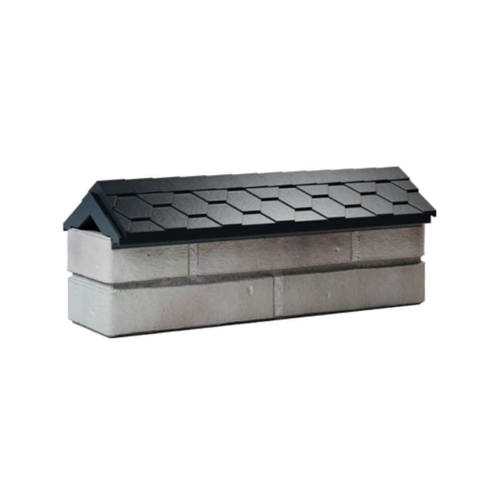 Парапет Zking Эверест Черный с посадкой на 0.5 кирпича (130мм) Лобня фото