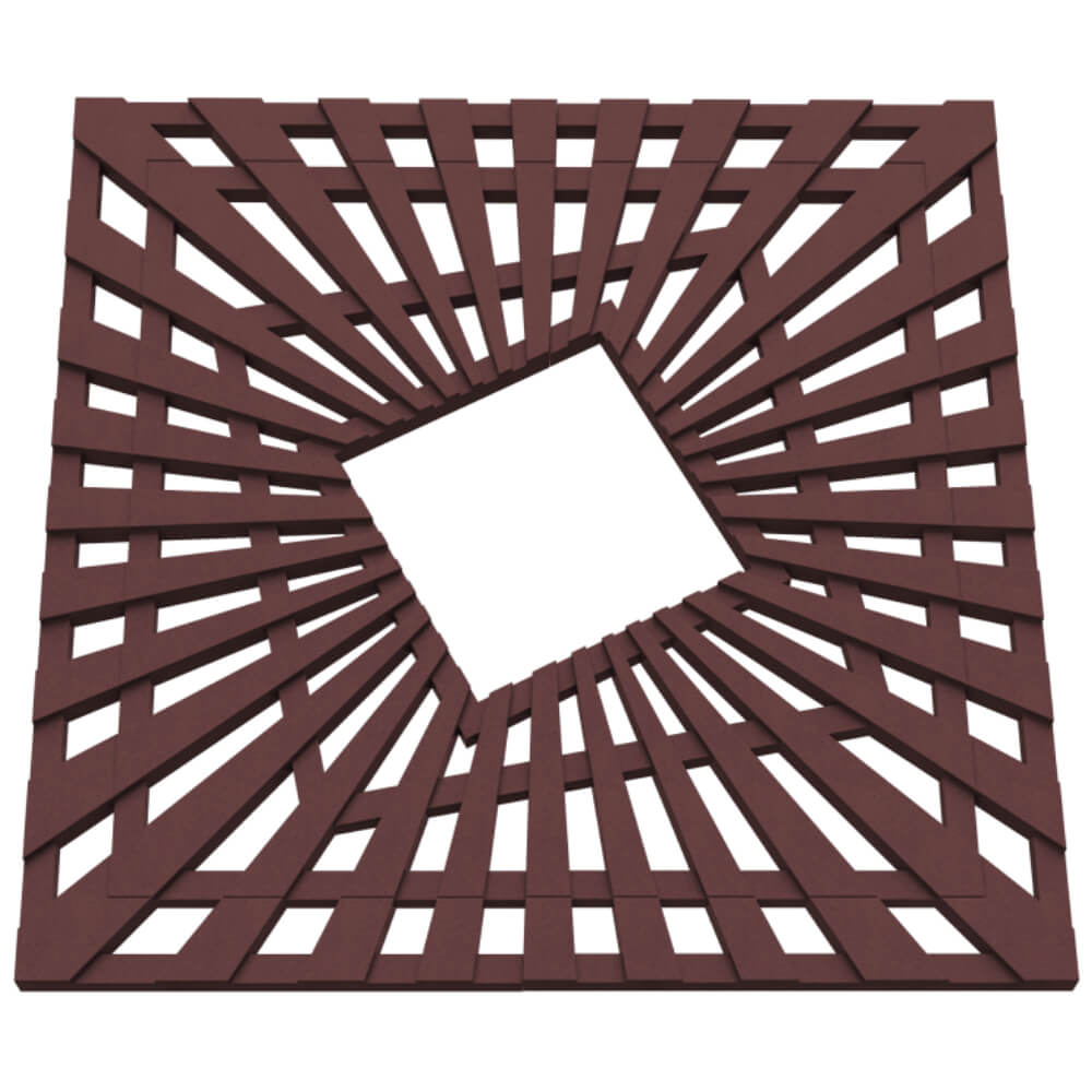 Приствольная решетка для дерева ZKING ATMOSPHERE 1.2х1.2м Коричневая в Лобне фото