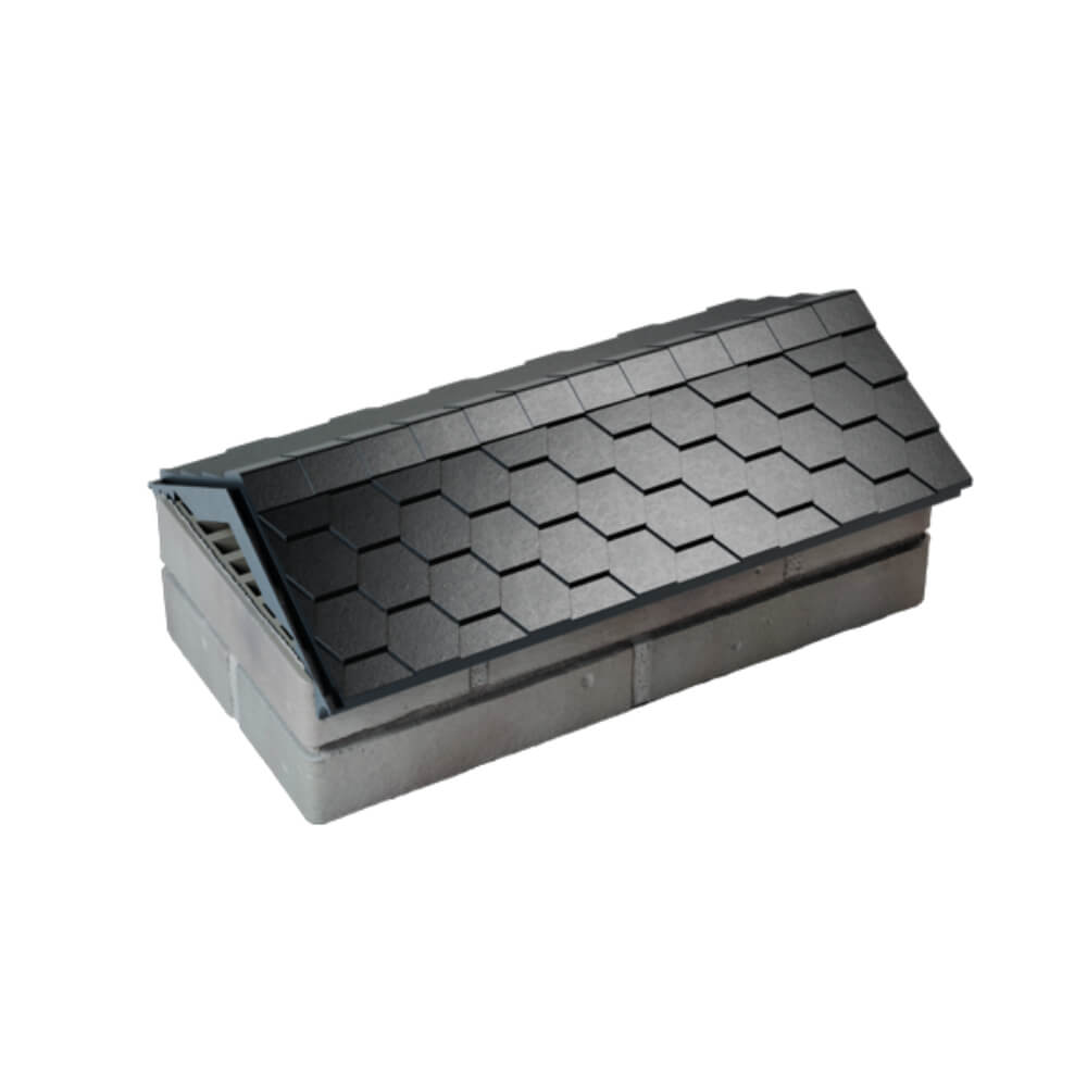 Парапет Zking Эверест Черный с посадкой на 1 кирпич (200/225/255мм) в Лобне фото