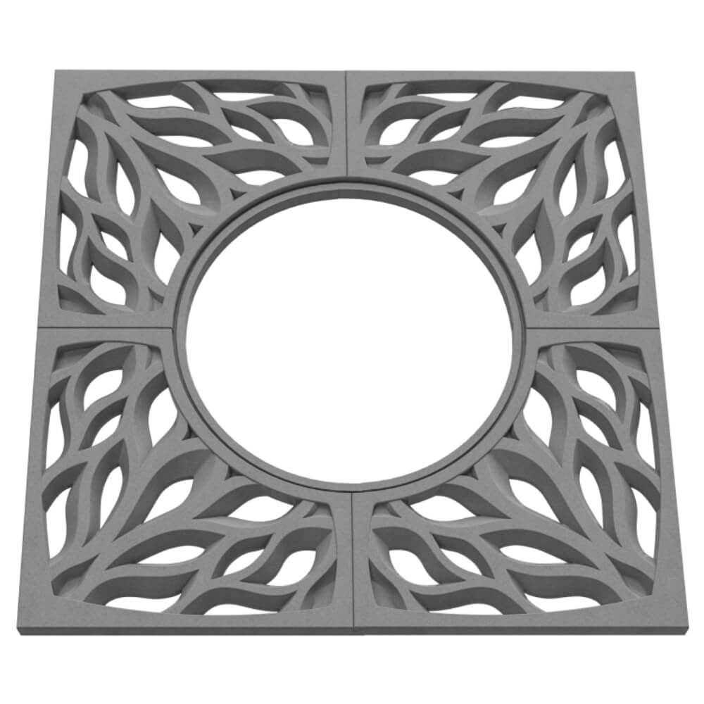 Приствольная решетка для дерева ZKING CRUST 1.2х1.2м Серая в Лобне фото