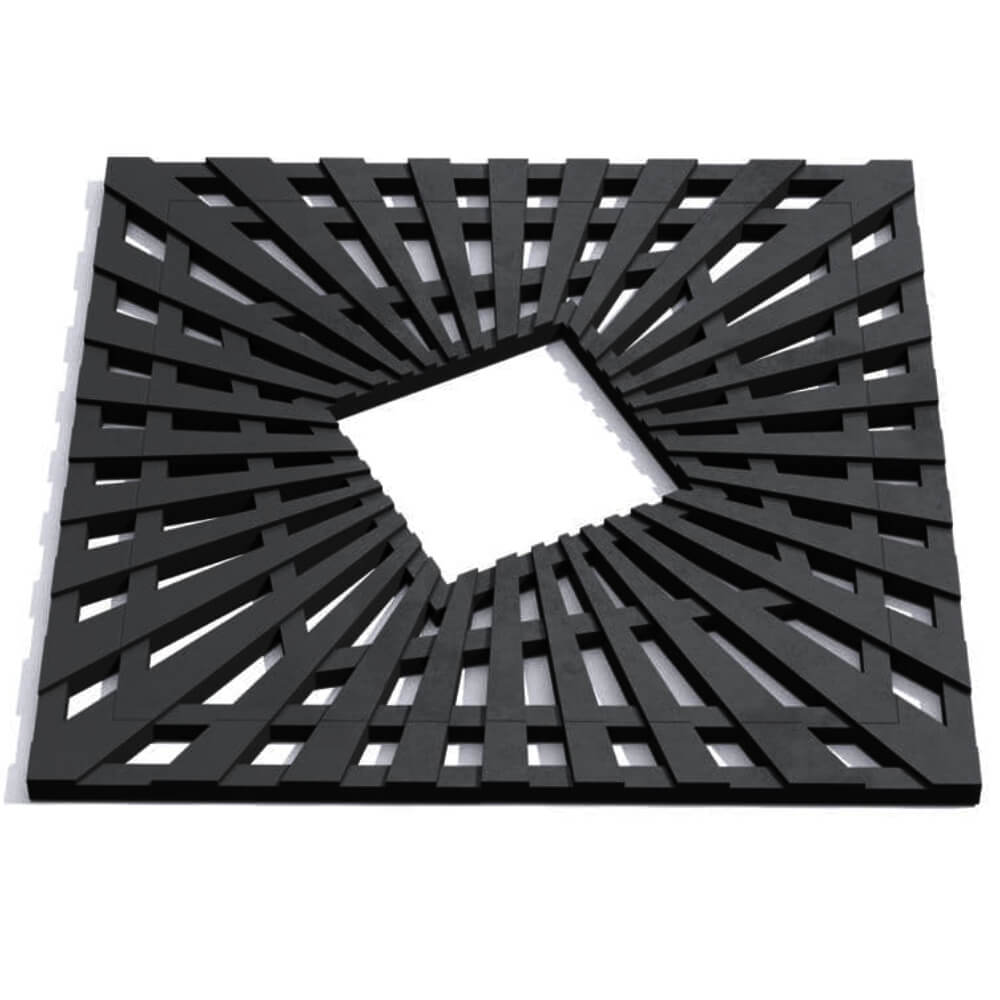 Приствольная решетка для дерева ZKING ATMOSPHERE 1.2х1.2м Черная Лобня фото