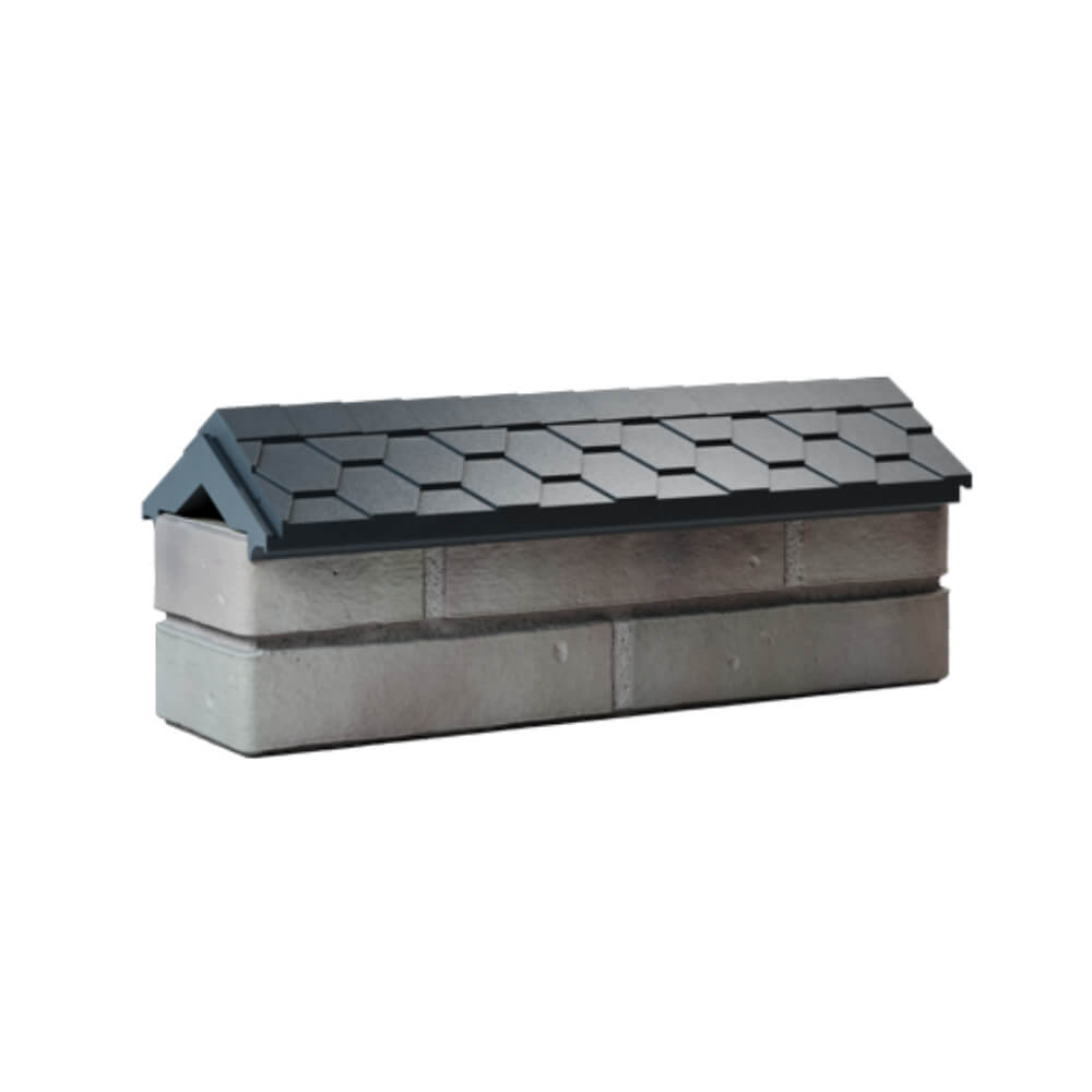 Парапет Zking Эверест Серый с посадкой на 0.5 кирпича (130мм) Лобня фото