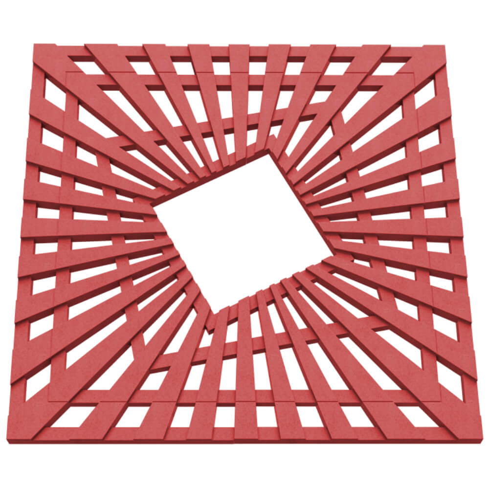 Приствольная решетка для дерева ZKING ATMOSPHERE 1.2х1.2м Красная в Лобне фото