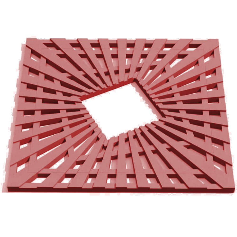 Приствольная решетка для дерева ZKING ATMOSPHERE 1.2х1.2м Красная Лобня фото