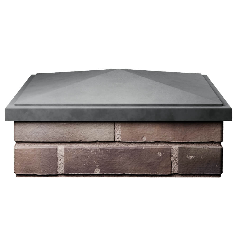 Колпак Zking БонаМоно Серый на столб 2х2 кирпича (515х515, 530х530мм) Лобня фото