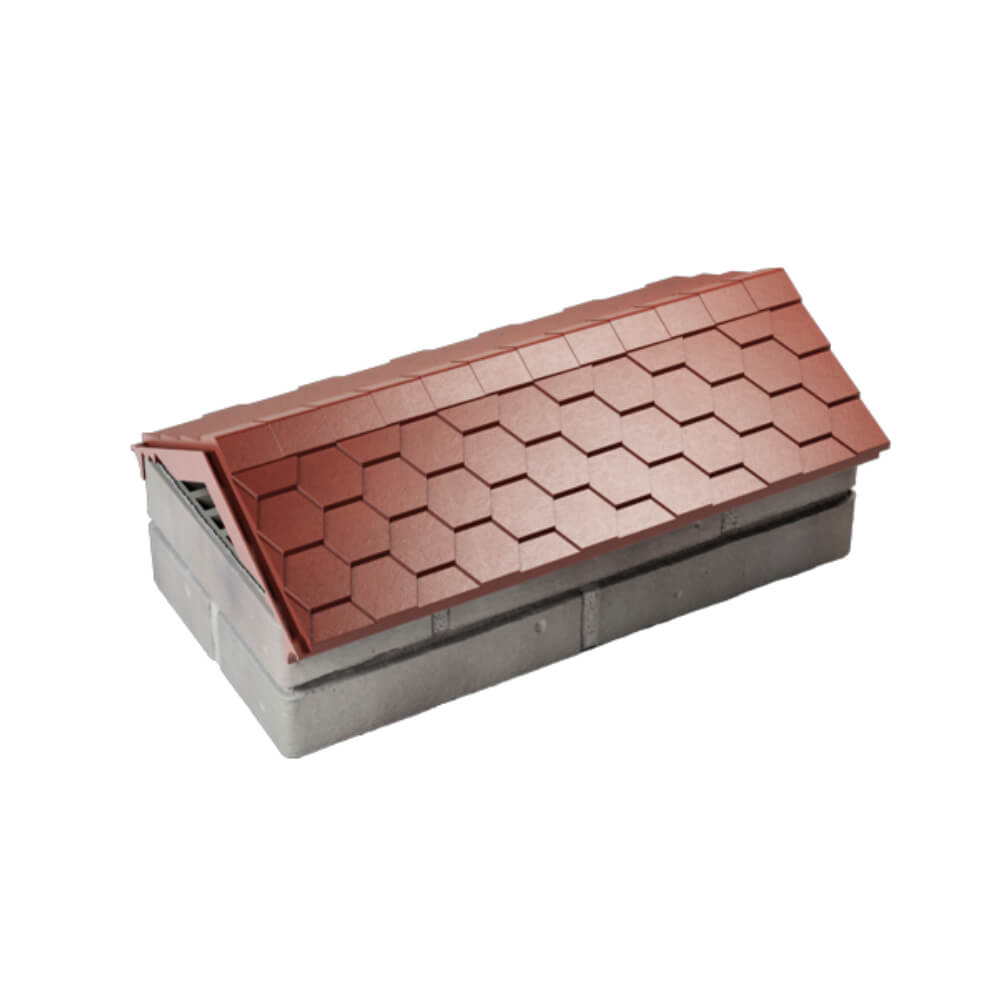 Парапет Zking Эверест Красный с посадкой на 1 кирпич (200/225/255мм) в Лобне фото