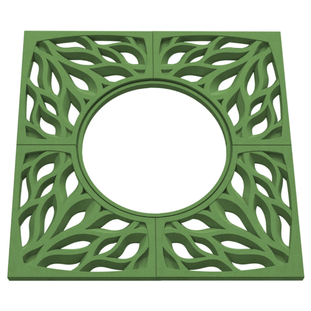 Приствольная решетка для дерева ZKING CRUST 1.2х1.2м Зеленая в Лобне фото