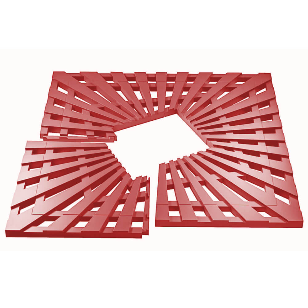 Приствольная решетка для дерева ZKING ATMOSPHERE 1.2х1.2м Красная в Лобне фото