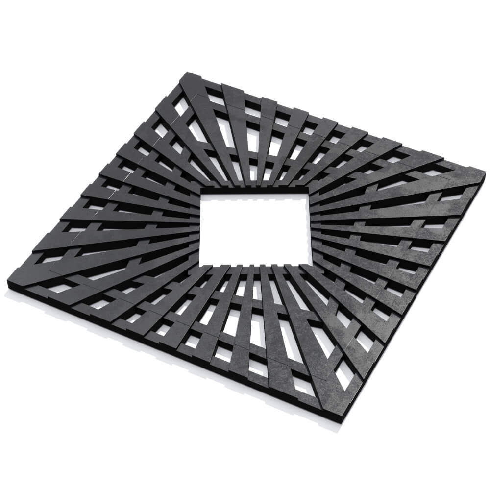 Приствольная решетка для дерева ZKING ATMOSPHERE 1.2х1.2м Черная в Лобне фото