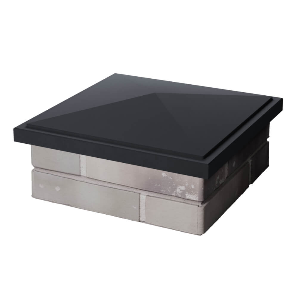 Колпак Zking БонаМоно Серый на столб 1.5х1.5 кирпича (385х385, 400х400мм) в Лобне фото