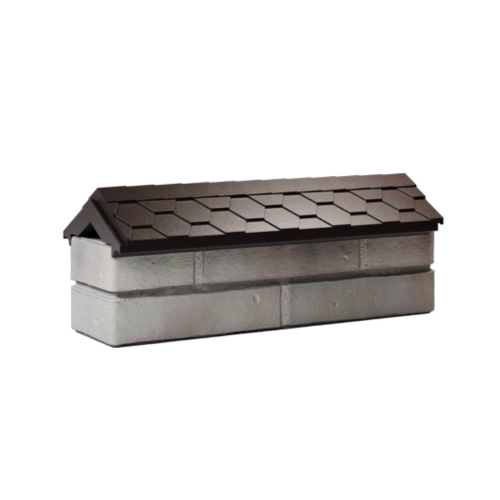 Парапет Zking Эверест Коричневый с посадкой на 0.5 кирпича (130мм) Лобня фото